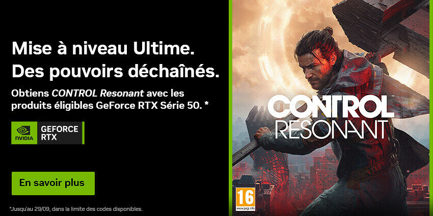 CONTROL Resonant offert avec NVIDIA !