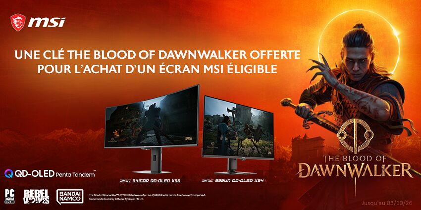 The Blood of Dawnwalker offert par MSI ! 