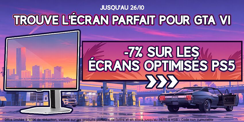 7% écrans PS5