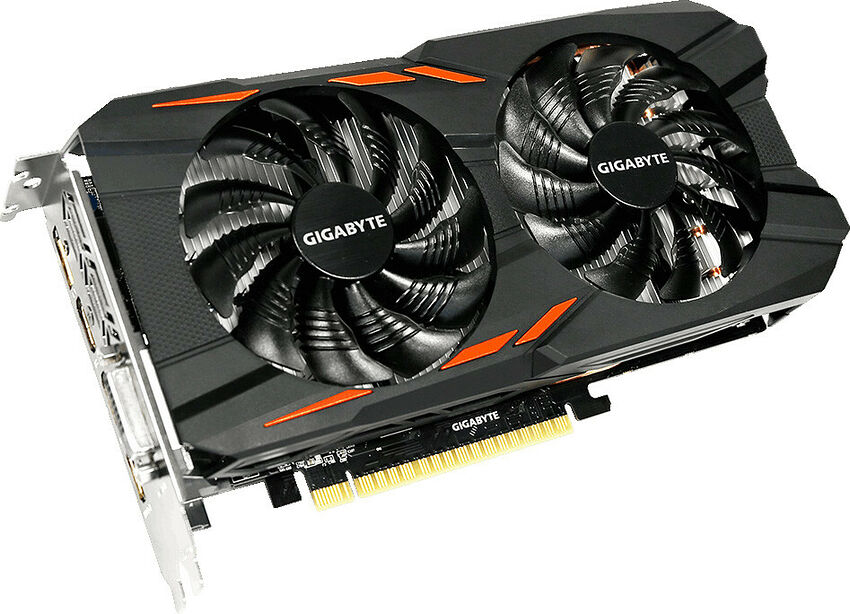 Gigabyte GeForce GTX 1050 Ti WindForce OC, 4 Go
