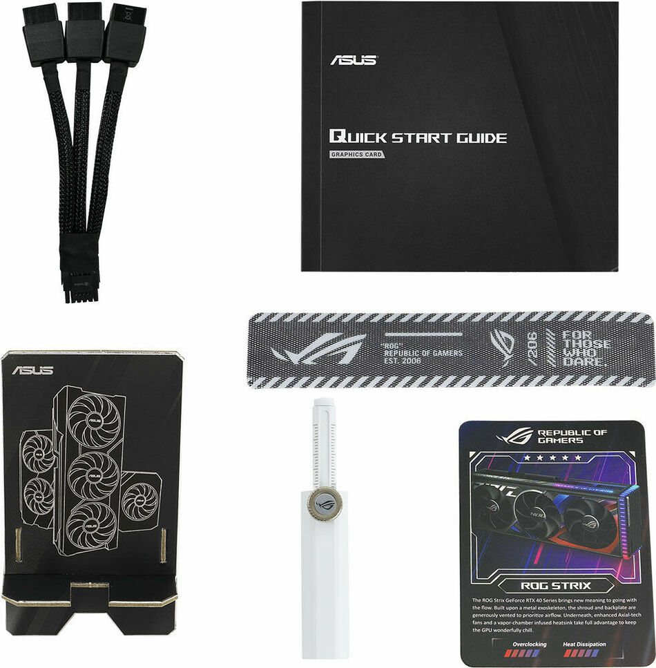 Asus GeForce RTX 4080 ROG STRIX 16G WHITE (16 Go) (image:1)