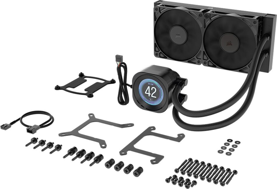Corsair Nautilus RS LCD Noir - 240 mm (image:1)