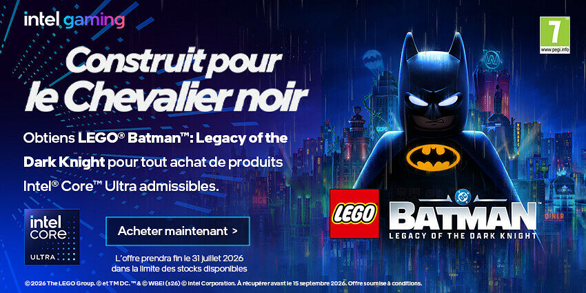 Lego Batman Legacy of the Dark Knight avec Intel