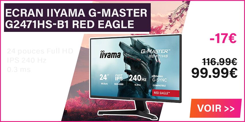 Ecran Iiyama G-Master G2471HS-B1 Red Eagle