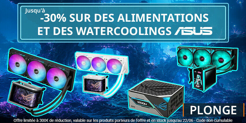 Jusqu'à -30% composants Asus