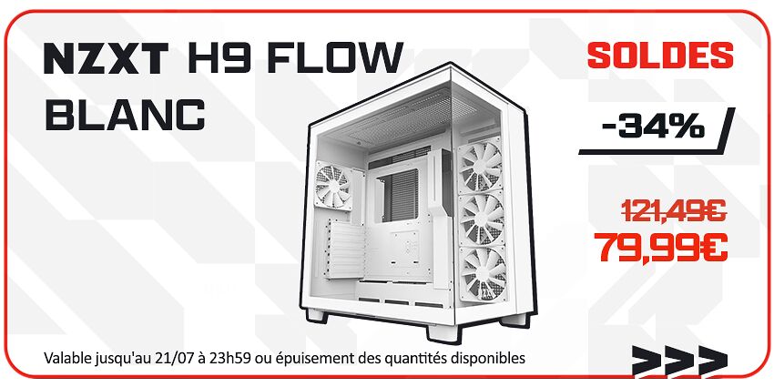 SOLDES NZXT H9 Flow