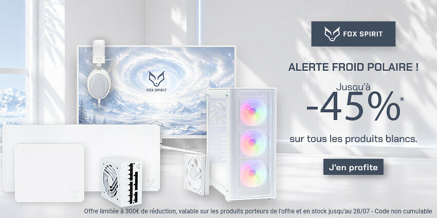 Jusqu'à -45% produits Fox Spirit