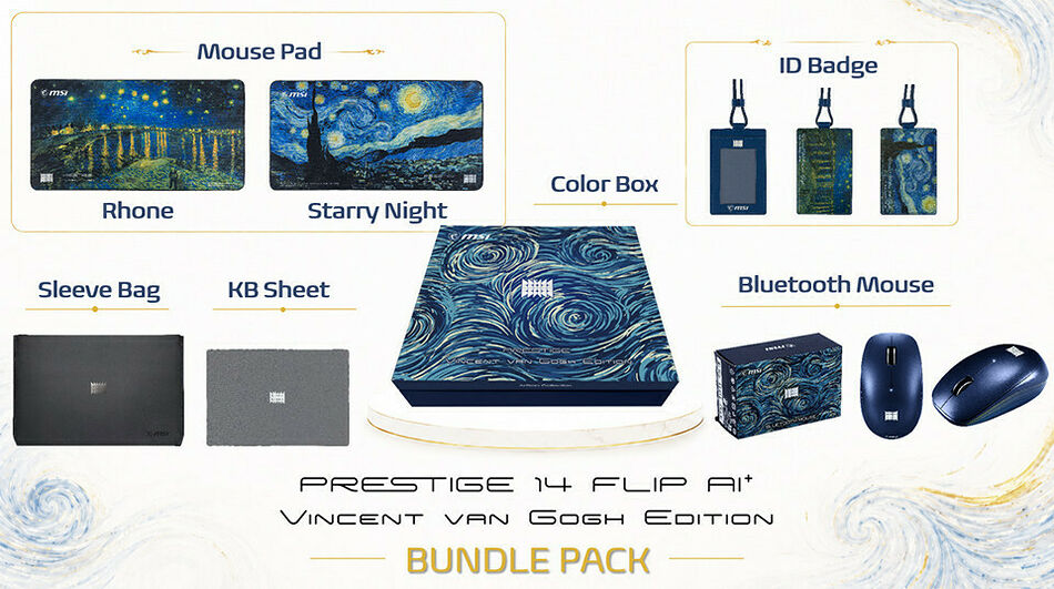 MSI Prestige 14 Flip AI+ The Starry Night Edition (image:6)